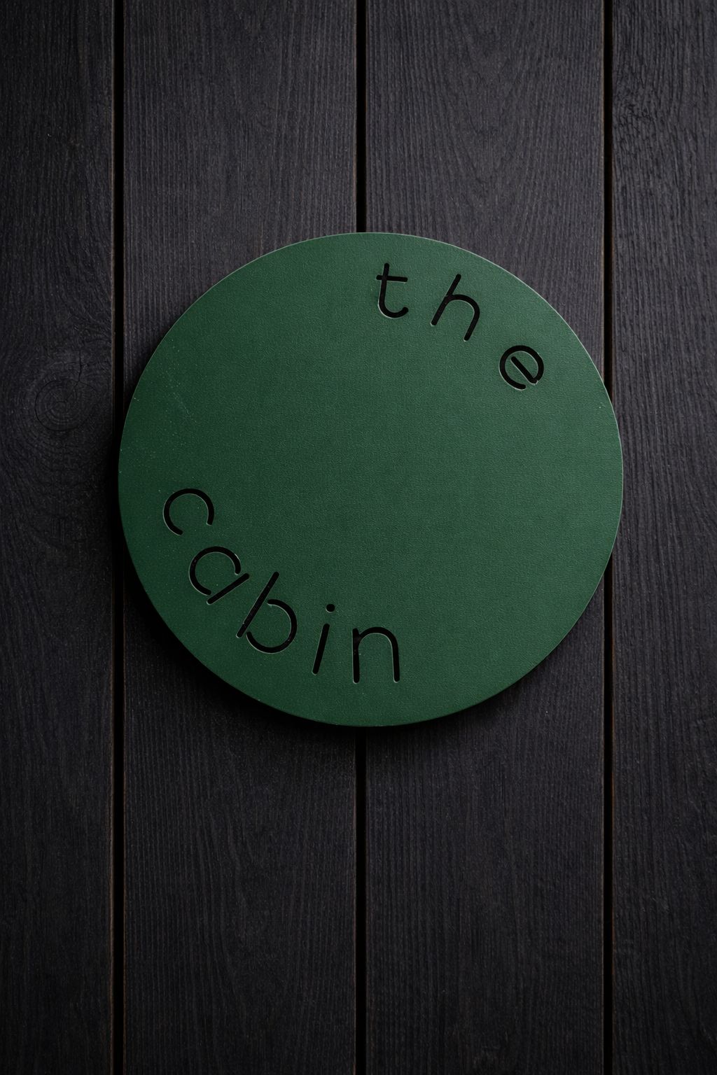 Painted Stainless Steel Circular Round Metal House Address Name Wall Mounted Sign Plaque Matt or Gloss 200mm - 600mm Most colours available