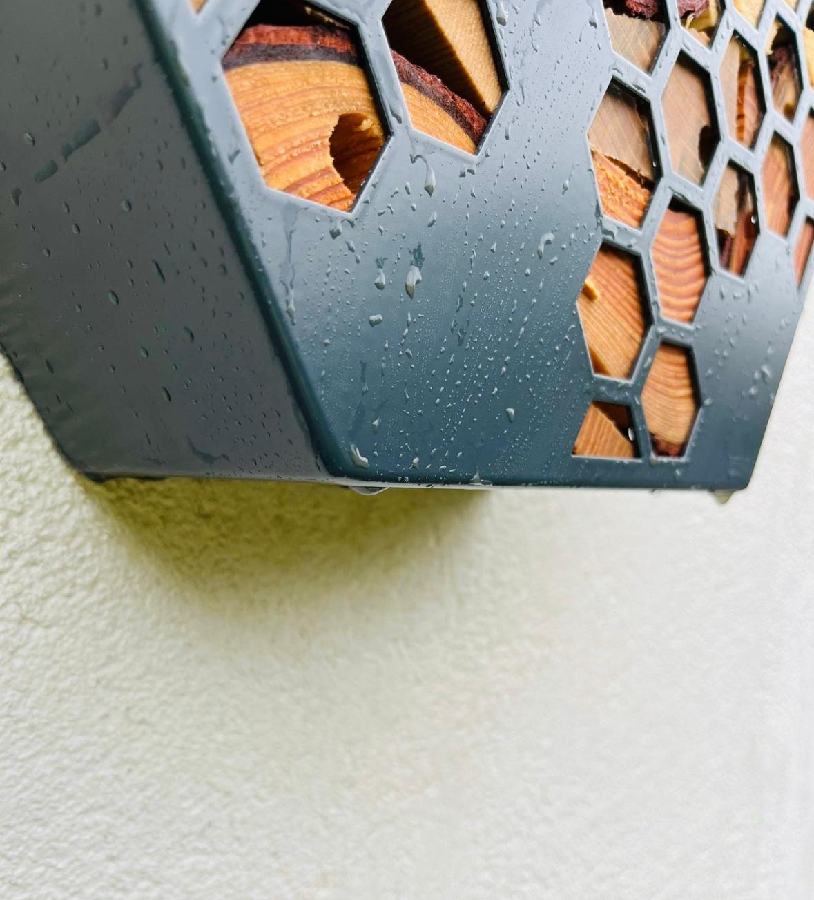 Painted Aluminium Honeycomb Hexagon Bug Insect Hotel 200mm, 300mm , 400mm