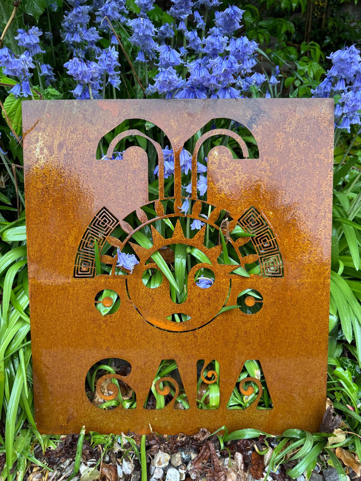 Corten Steel Company Business Name Commercial Wall Mounted Sign Plaque 200mm - 600mm
