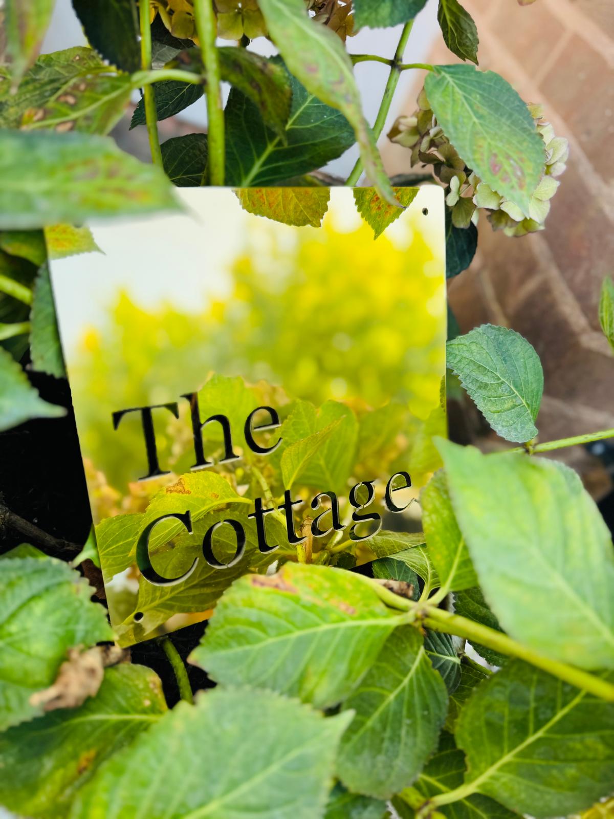 Luxury Brass Metal House Address Name Wall Mounted Sign Plaque Matt 200mm - 600mm (Copy)